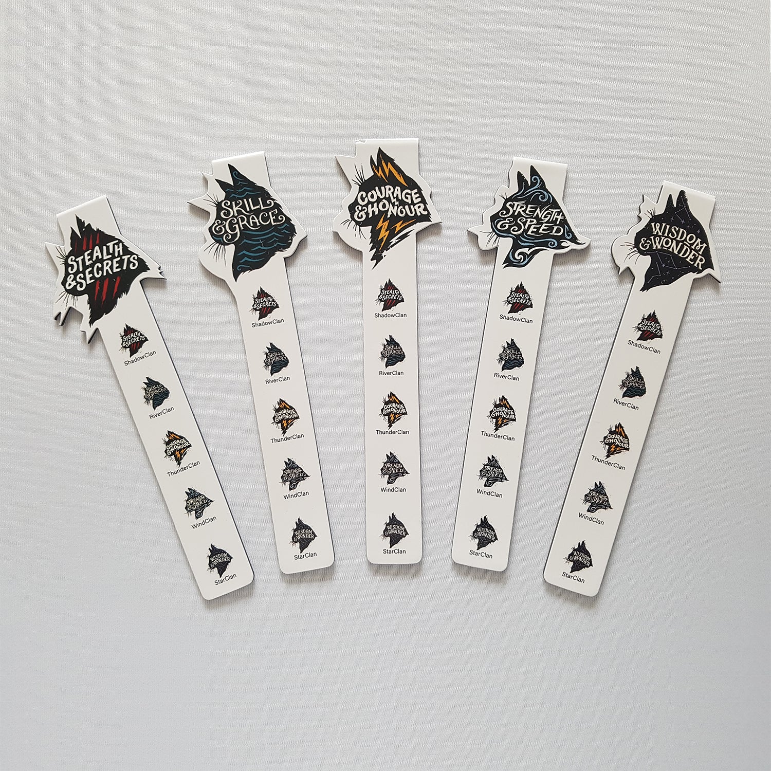 Warrior Cats Bookmark 5-Pack