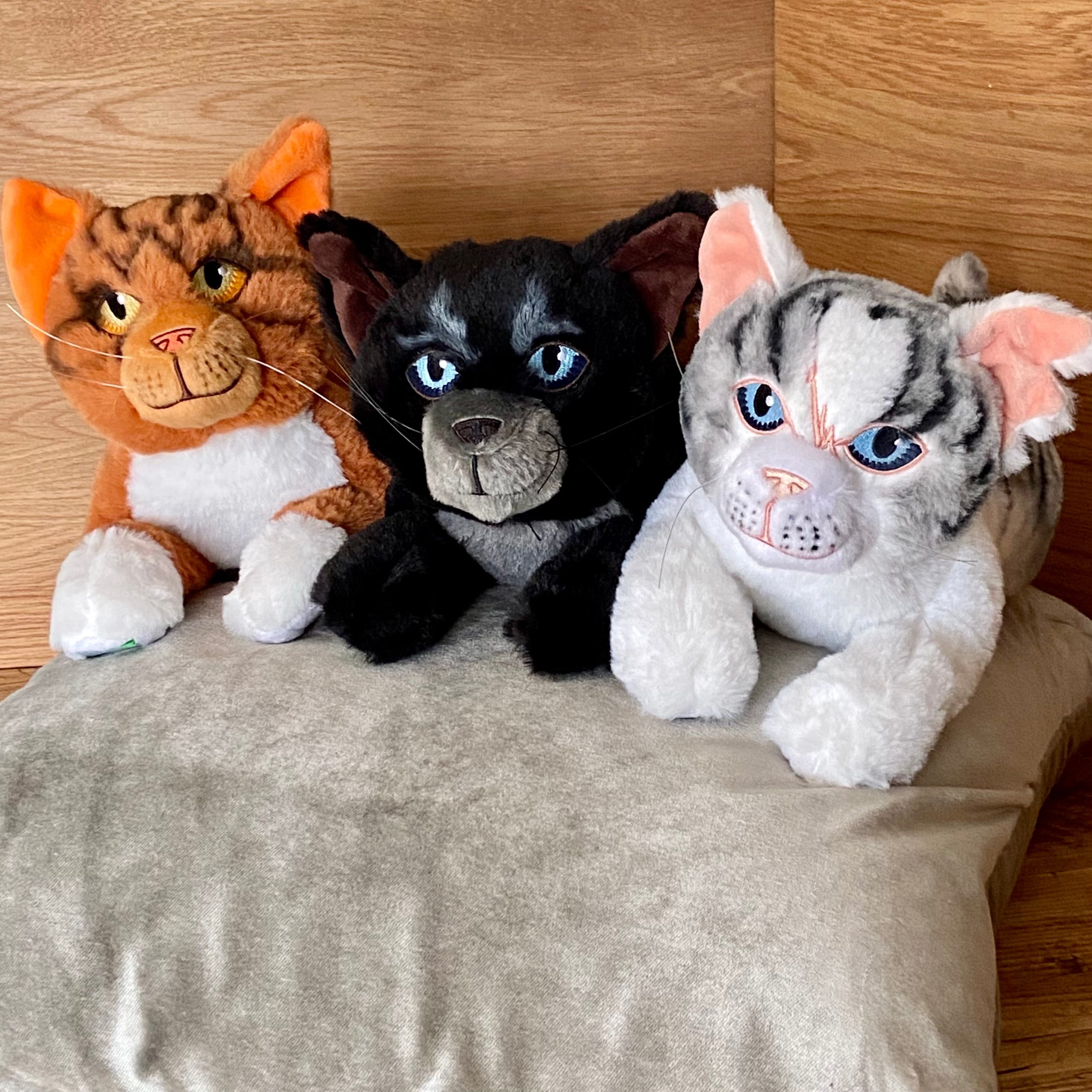 Bundle of 3 - Cinderpelt Ivypool Leafpool Large Plush - Image 2