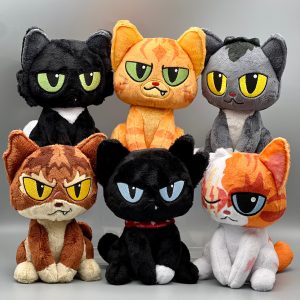 Bundle of 6 - 6 Mini Plush Cats