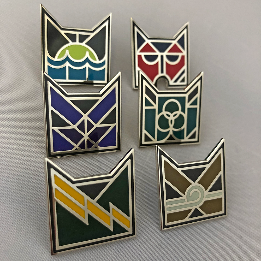 Art Deco SkyClan Pin Badge - Image 2
