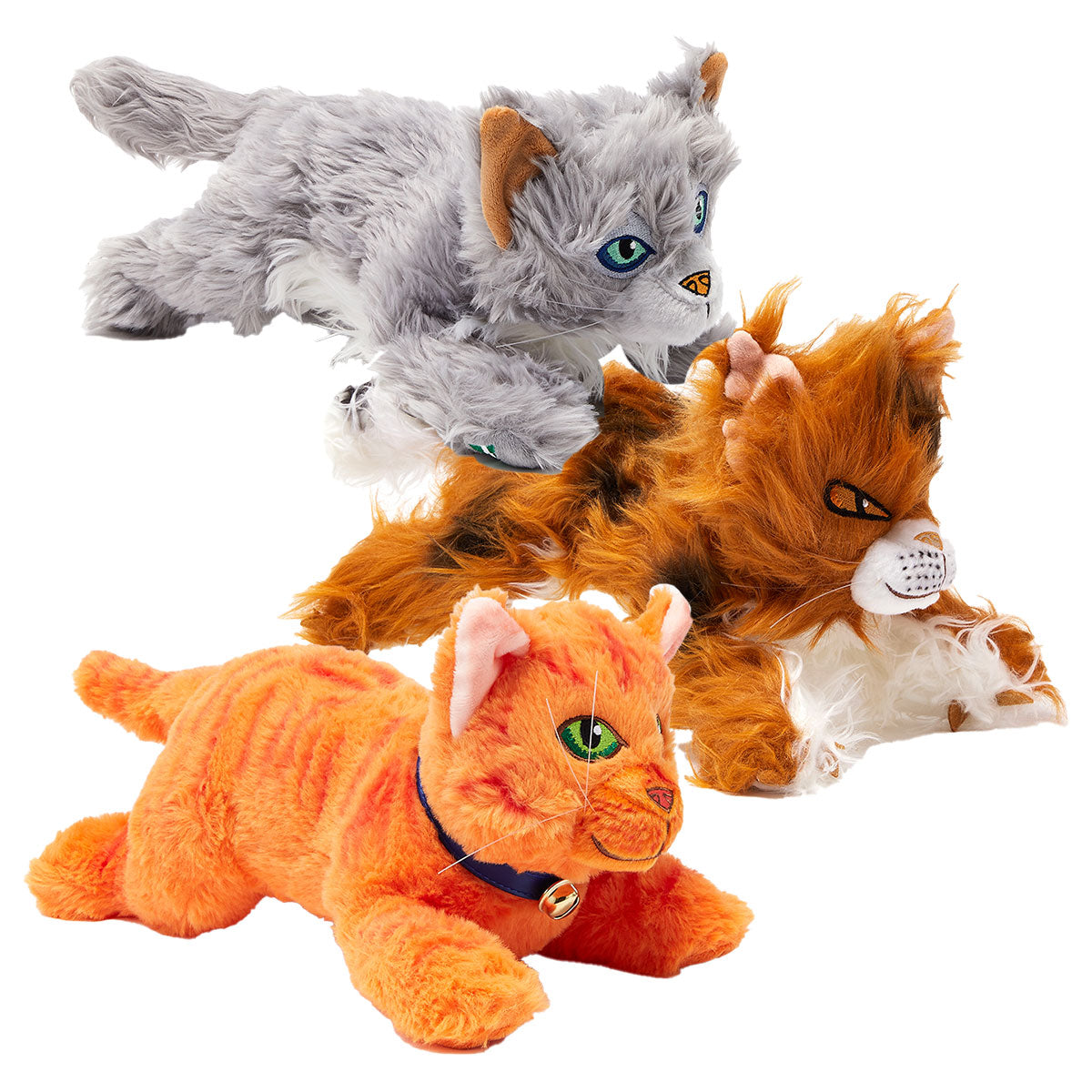 SET OF 3 LARGE PLUSH - Mapleshade. Bristlefrost & Rusty - Image 3