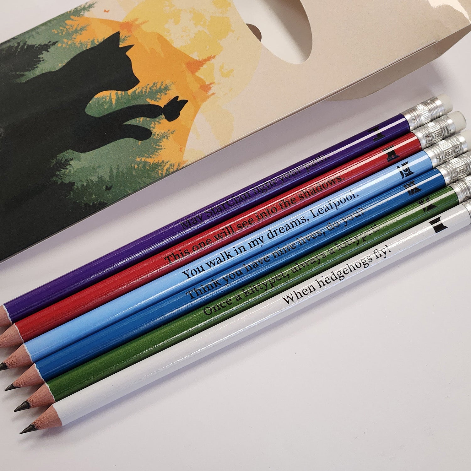 Warrior Cats Set of 6 HB Pencils - Image 2