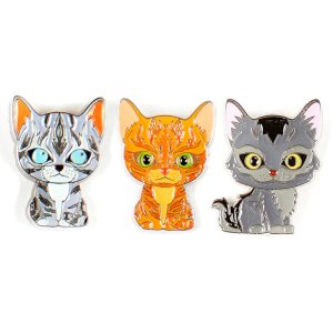 Jayfeather. Firestar & Graystripe - Enamel Pins (Bundle of 3)