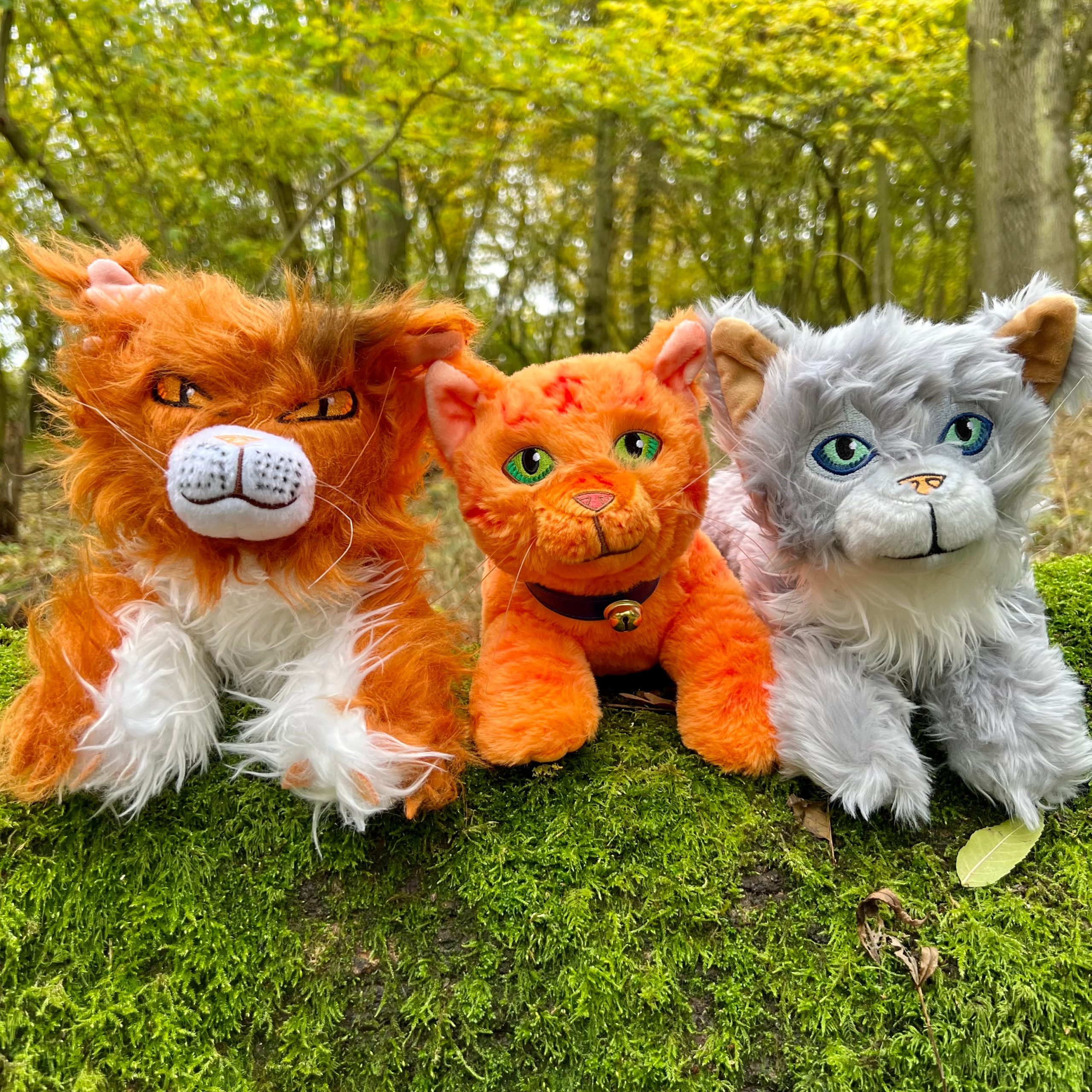 SET OF 3 LARGE PLUSH - Mapleshade. Bristlefrost & Rusty - Image 2